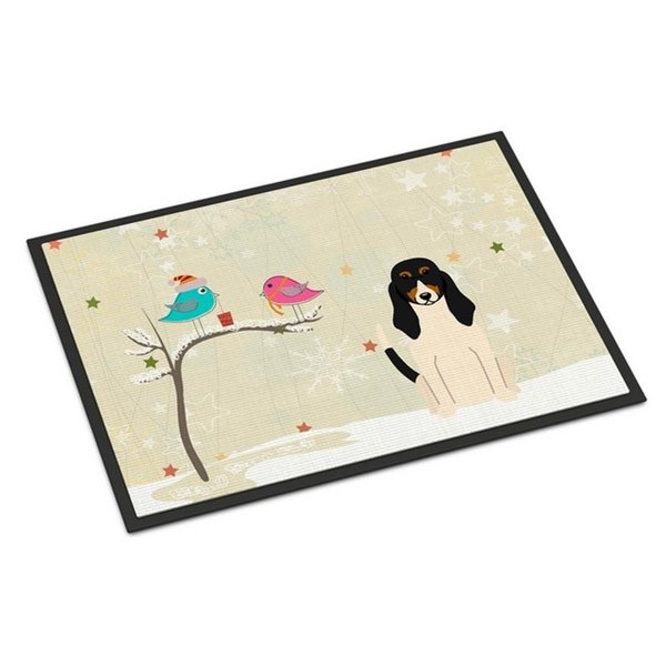 Micasa Christmas Presents Between Friends Swiss Hound Indoor or Outdoor Mat24 x 0.25 x 36 in. MI891205